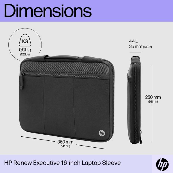 HP Renew Executive 14 inch laptopsleeve (6B8Y3AA)