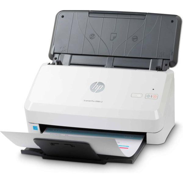 HP Scanjet Pro 2000 s2 Sheet-feed Scanner Paginascanner 600 x 600 DPI A4 Zwart, Wit (6FW06A)
