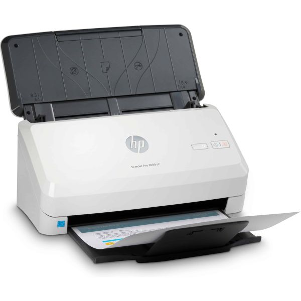 HP Scanjet Pro 2000 s2 Sheet-feed Scanner Paginascanner 600 x 600 DPI A4 Zwart, Wit (6FW06A)