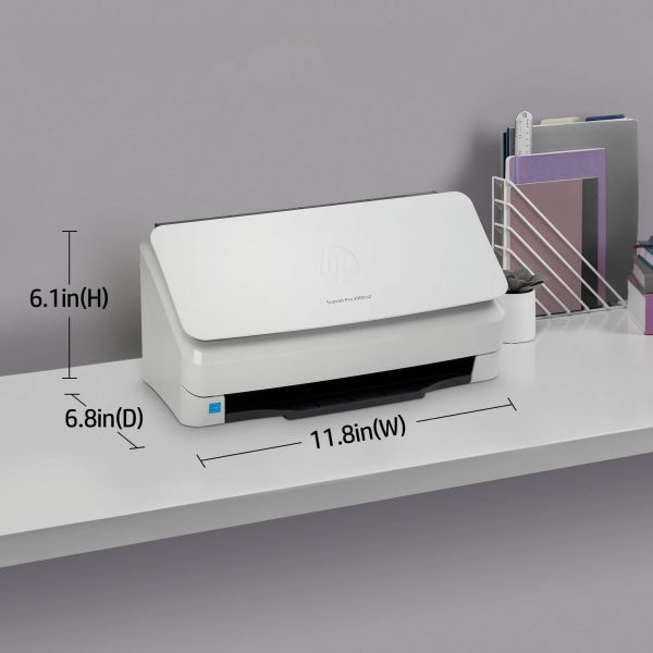 HP Scanjet Pro 2000 s2 Sheet-feed Scanner Paginascanner 600 x 600 DPI A4 Zwart, Wit (6FW06A)