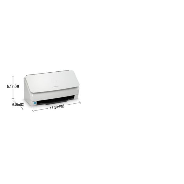 HP Scanjet Pro 2000 s2 Sheet-feed Scanner Paginascanner 600 x 600 DPI A4 Zwart, Wit (6FW06A)