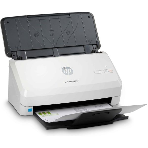 HP Scanjet Pro 3000 s4 Paginascanner 600 x 600 DPI A4 Zwart, Wit (6FW07A)