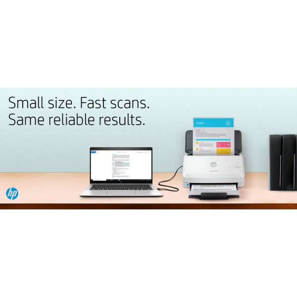 HP Scanjet Pro 3000 s4 Paginascanner 600 x 600 DPI A4 Zwart, Wit (6FW07A)