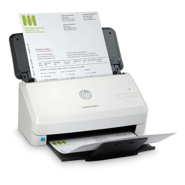 HP Scanjet Pro 3000 s4 Paginascanner 600 x 600 DPI A4 Zwart, Wit (6FW07A)
