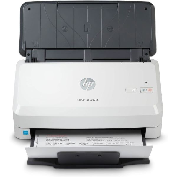 HP Scanjet Pro 3000 s4 Paginascanner 600 x 600 DPI A4 Zwart, Wit (6FW07A)