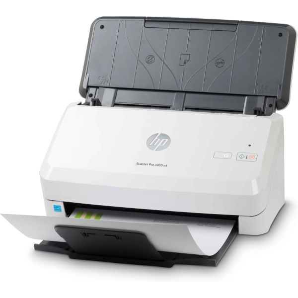 HP Scanjet Pro 3000 s4 Paginascanner 600 x 600 DPI A4 Zwart, Wit (6FW07A)