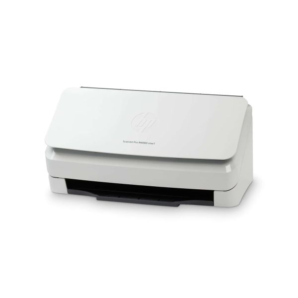 HP Scanjet Pro N4000 snw1 Sheet-feed Scanner Paginascanner 600 x 600 DPI A4 Zwart, Wit (6FW08A)
