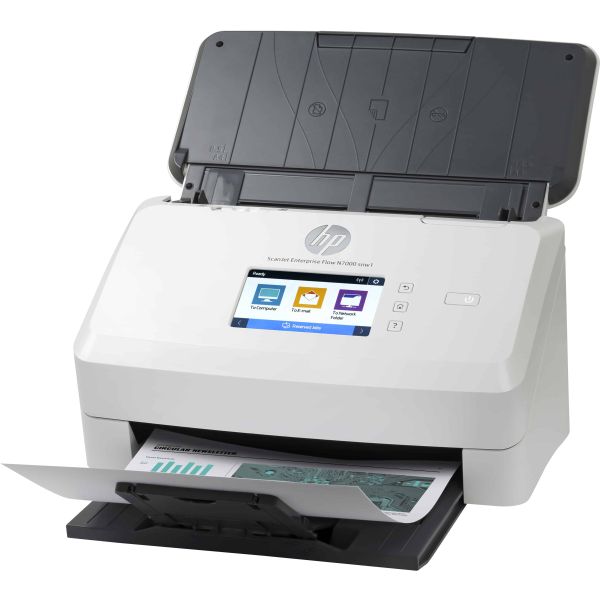 HP Scanjet Enterprise Flow N7000 Paginascanner 600 x 600 DPI A4 Wit (6FW10A)