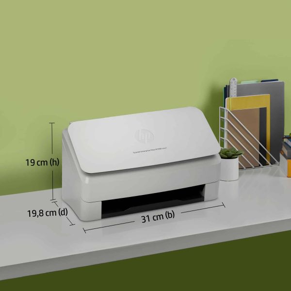 HP Scanjet Enterprise Flow N7000 Paginascanner 600 x 600 DPI A4 Wit (6FW10A)