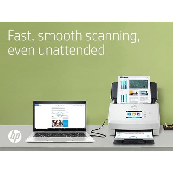 HP Scanjet Enterprise Flow N7000 Paginascanner 600 x 600 DPI A4 Wit (6FW10A)