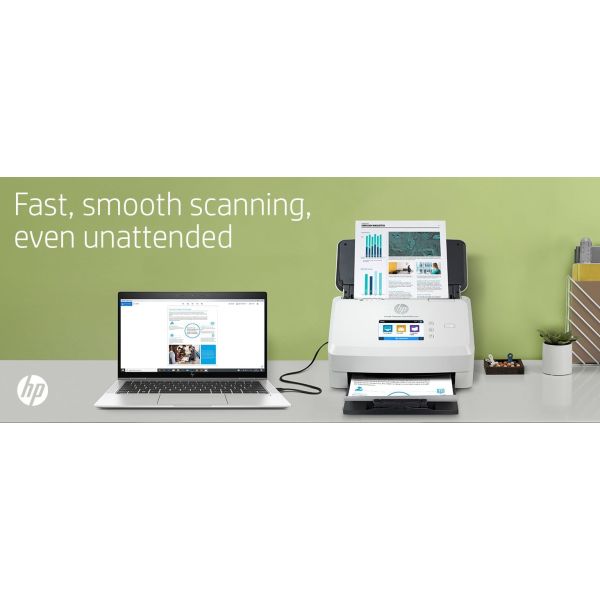 HP Scanjet Enterprise Flow N7000 Paginascanner 600 x 600 DPI A4 Wit (6FW10A)