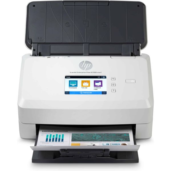 HP Scanjet Enterprise Flow N7000 Paginascanner 600 x 600 DPI A4 Wit (6FW10A)