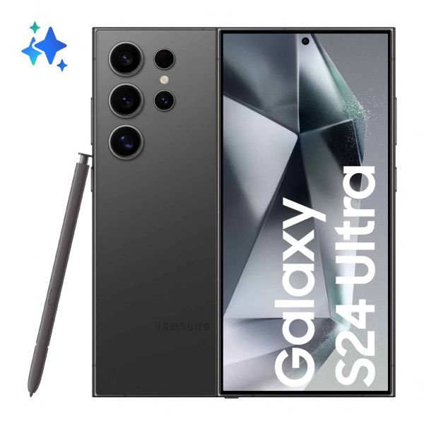 Samsung Galaxy S24 Ultra 17,3 cm (6.8") Dual SIM 5G USB Type-C 12 GB 256 GB 5000 mAh Zwart, Titanium (SM-S928BZKGEUE) Samsung Galaxy S24 Ultra 17,3 cm (6.8") Dual SIM 5G USB Type-C 12 GB 256 GB 5000 mAh Zwart, Titanium (SM-S928BZKGEUE)