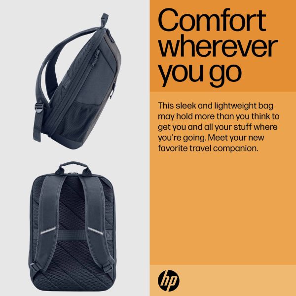 HP Travel 15,6 Laptop Backpack, 18 liter, Iron Grey (6H2D9AA)