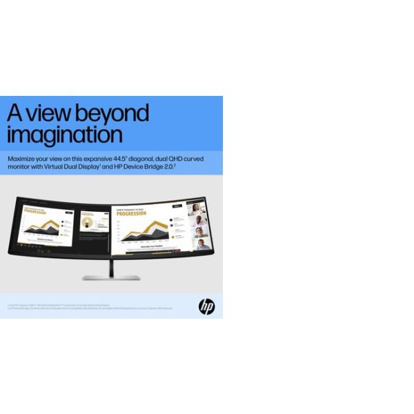 HP E45c G5 113 cm (44.5") 5120 x 1440 Pixels DQHD Zwart (6N4C1AA#ABB)