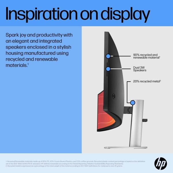 HP E45c G5 113 cm (44.5") 5120 x 1440 Pixels DQHD Zwart (6N4C1AA#ABB)