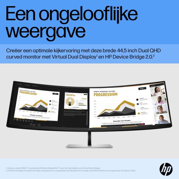 HP E45c G5 DQHD Curved Monitor (6N4C1AA#ABB) 5/8 HP E45c G5 DQHD Curved Monitor (6N4C1AA#ABB)
