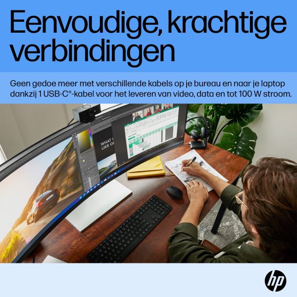 HP E45c G5 DQHD Curved Monitor (6N4C1AA#ABB)