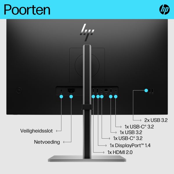 HP E-Series E27k G5 4K USB C-monitor (6N4C4AA#ABB) 11/24 HP E-Series E27k G5 4K USB C-monitor (6N4C4AA#ABB)