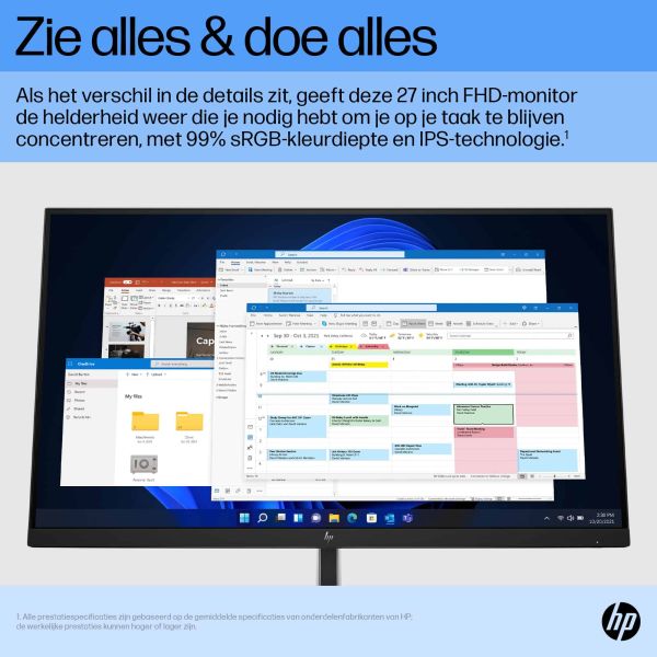 HP E27 G5 FHD-monitor (6N4E2AA#ABB)