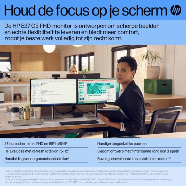 HP E27 G5 FHD-monitor (6N4E2AA#ABB)