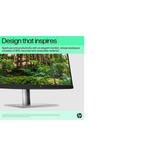 HP E-Series E22 G5 54,6 cm (21.5") 1920 x 1080 Pixels Full HD LED Zwart, Zilver (6N4E8AA#ABB)