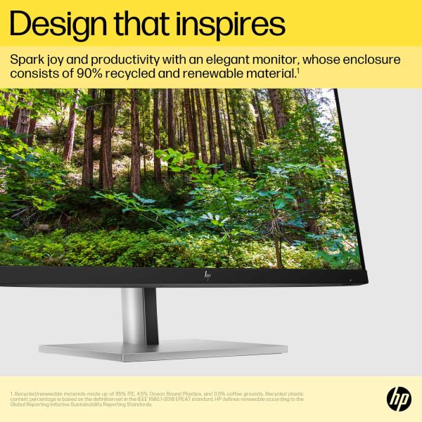 HP E24q G5 60,5 cm (23.8") 2560 x 1440 Pixels Quad HD LED Zwart (6N4F1AA#ABB)