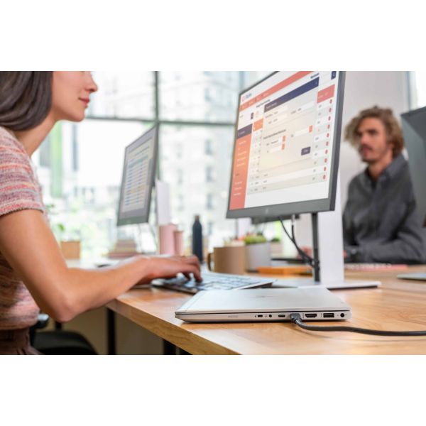 HP E-Series E24d G4 60,5 cm (23.8") 1920 x 1080 Pixels Full HD Zwart (6PA50A4#ABB)