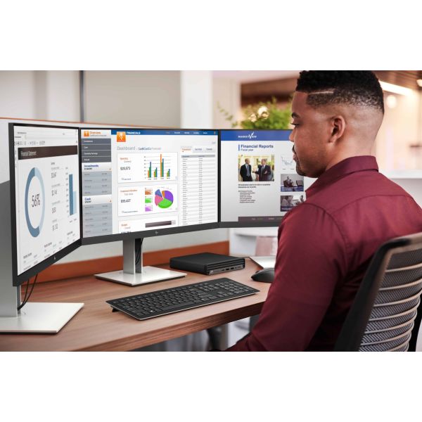 HP E-Series E24d G4 60,5 cm (23.8") 1920 x 1080 Pixels Full HD Zwart (6PA50A4#ABB)