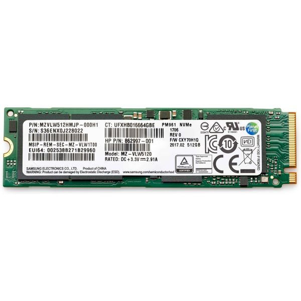HP 6SK99AA M.2 1000 GB PCI Express 3.0 TLC NVMe (6SK99AA)