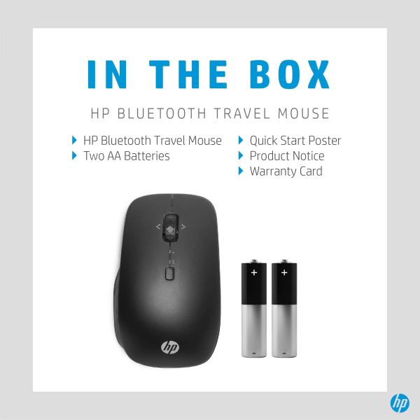 HP Bluetooth Travel Mouse (6SP25AA#ABB)