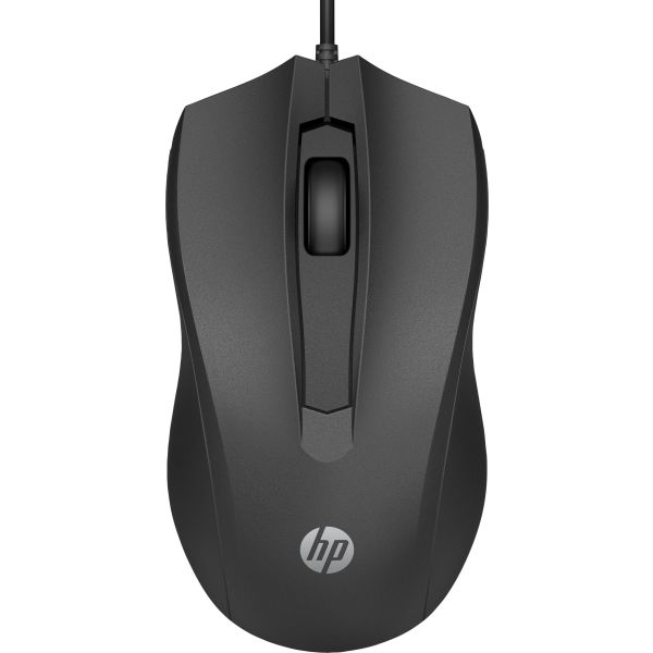 HP 100 muis met kabel (6VY96AA#ABB)