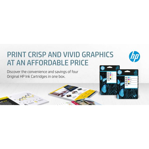 HP 953 4-pack originele inktcartridges, cyaan/magenta/geel (6ZC69AE)