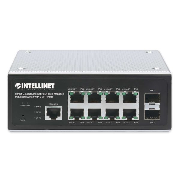 Intellinet 508278 netwerk-switch Managed L2+/L3 Gigabit Ethernet (10/100/1000) Power over Ethernet (PoE) Zwart (508278) Intellinet 508278 netwerk-switch Managed L2+/L3 Gigabit Ethernet (10/100/1000) Power over Ethernet (PoE) Zwart (508278)