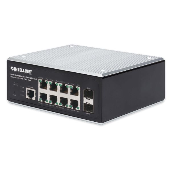 Intellinet 508278 netwerk-switch Managed L2+/L3 Gigabit Ethernet (10/100/1000) Power over Ethernet (PoE) Zwart (508278)