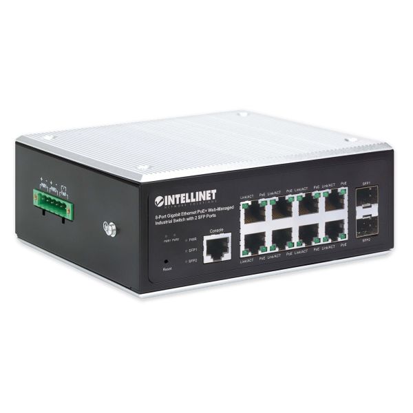 Intellinet 508278 netwerk-switch Managed L2+/L3 Gigabit Ethernet (10/100/1000) Power over Ethernet (PoE) Zwart (508278) Intellinet 508278 netwerk-switch Managed L2+/L3 Gigabit Ethernet (10/100/1000) Power over Ethernet (PoE) Zwart (508278)