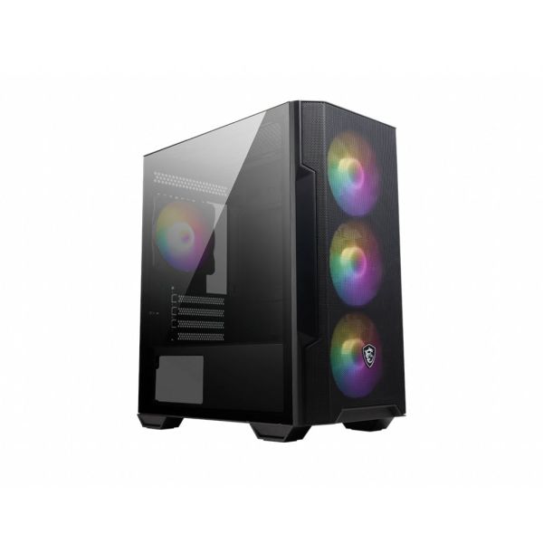 MSI MAG Forge M100R Micro Tower Zwart, Transparant (306-7G20R21-809)
