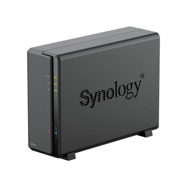 Synology DS124 1Bay 4TB NAS met 1x 4TB Synology HAT3300-4T HDD (DS124-14SYN)