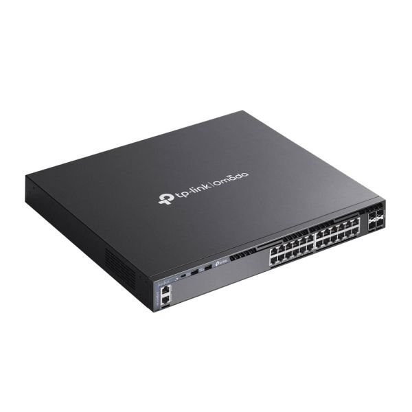 TP-Link Omada SG6428X netwerk-switch Managed L3 Gigabit Ethernet (10/100/1000) 1U Zwart (SG6428X)