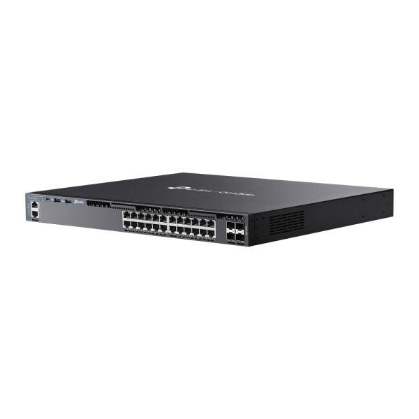 TP-Link Omada SG6428X netwerk-switch Managed L3 Gigabit Ethernet (10/100/1000) 1U Zwart (SG6428X)