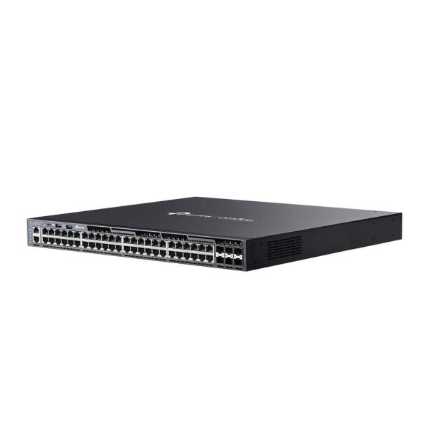 TP-Link Omada SG6654XHP netwerk-switch Managed L3 Gigabit Ethernet (10/100/1000) Power over Ethernet (PoE) 1U Zwart (SG6654XHP)