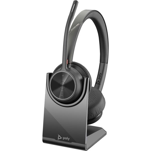 POLY Voyager 4320 UC stereo USB-A-headset + BT700 USB-A-adapter + oplaadstandaard (77Y99AA)