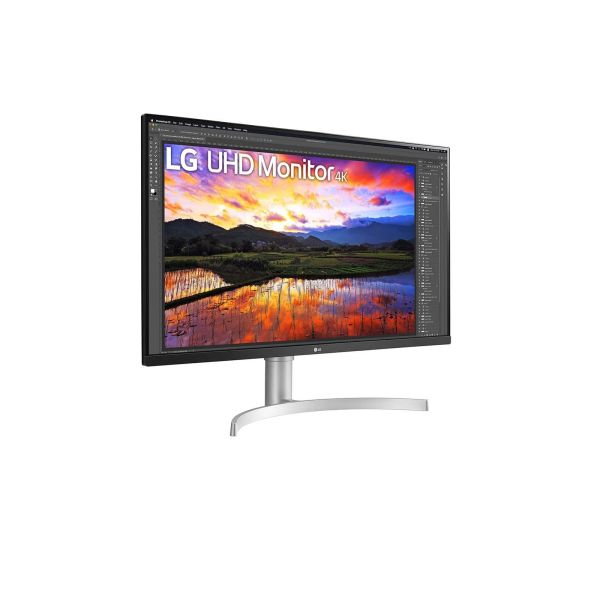 LG 32UN650P-W computer monitor 80 cm (31.5") 3840 x 2160 Pixels 4K Ultra HD LED Zilver (32UN650P-W.AEU)