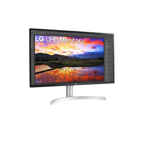 LG 32UN650P-W computer monitor 80 cm (31.5") 3840 x 2160 Pixels 4K Ultra HD LED Zilver (32UN650P-W.AEU)