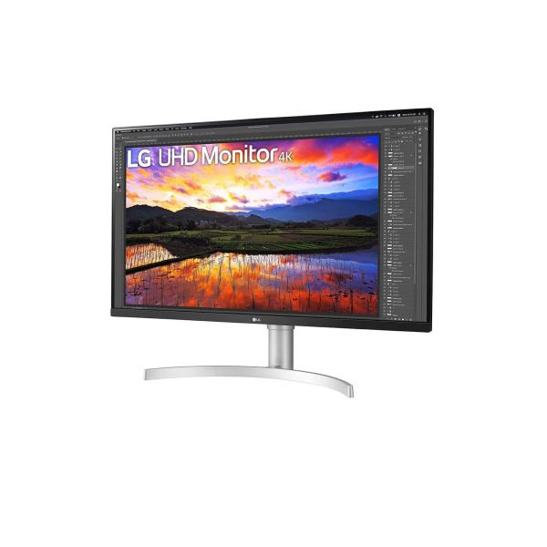 LG 32UN650P-W computer monitor 80 cm (31.5") 3840 x 2160 Pixels 4K Ultra HD LED Zilver (32UN650P-W.AEU)