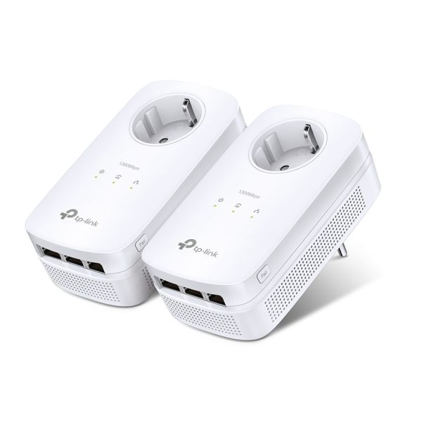TP-Link TL-PA8030P KIT PowerLine-netwerkadapter 1200 Mbit/s Ethernet LAN Wit 2 stuk(s) (PA8030P KIT)