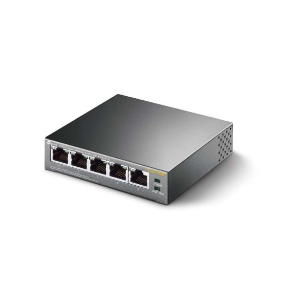 TP-Link TL-SG1005P Unmanaged Gigabit Ethernet (10/100/1000) Power over Ethernet (PoE) Zwart (SG1005P)