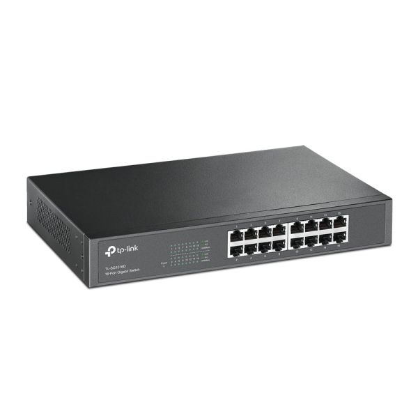 TP-Link TL-SG1016D Unmanaged Gigabit Ethernet (10/100/1000) Zwart (SG1016D)