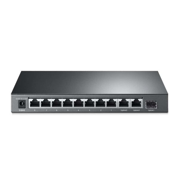 TP-Link TL-SG1210MP netwerk-switch Unmanaged Gigabit Ethernet (10/100/1000) Power over Ethernet (PoE) Zwart (SG1210MP)