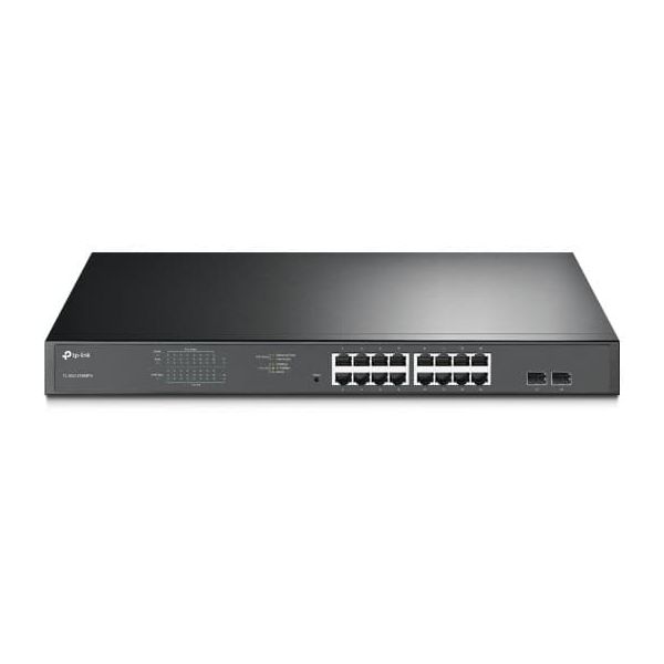 TP-Link TL-SG1218MPE Managed L2 Gigabit Ethernet (10/100/1000) Power over Ethernet (PoE) 1U Zwart (SG1218MPE)
